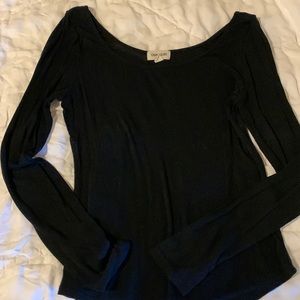Open edit scoop neck long sleeve M